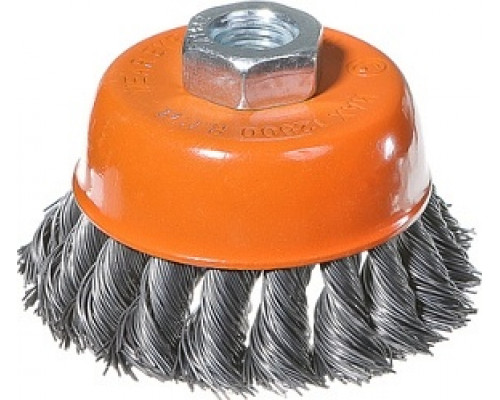 Щетка для УШМ Sturm 5 240 202 чашка м14, d75мм, витая стальная проволока 5240202