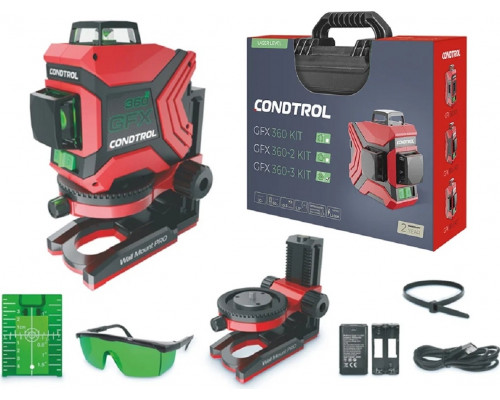 Лазерный нивелир CONDTROL GFX 360-3 Kit 1-2-404