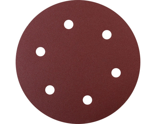 Круг шлифовальный на липучке PATRIOT VELCRO 225 мм 6 отв. P120 (10шт) 820010134
