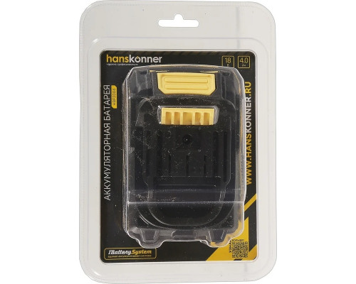 Аккумулятор HANSKONNER HBP2004 18В, 4.0 Ач