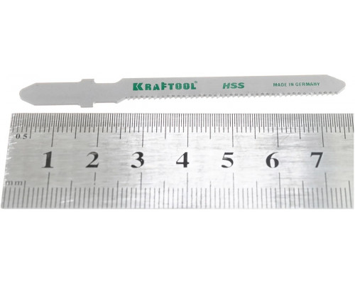 Пилки по металлу KRAFTOOL T218A фигурный рез, шаг 1,2мм, 50мм, 2 шт. 159553-1,2