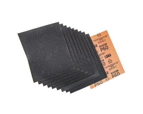 Лист шлифовальный ARNEZI R8011056 водостойкий 230x280 мм P60 DIY (10шт)