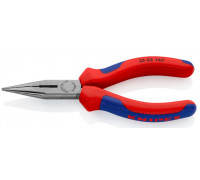 Длинногубцы KNIPEX KN-2502140SB с режущими кромками, 140 мм