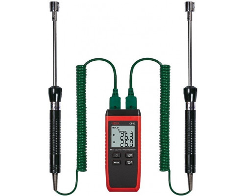Измеритель температуры контактный RGK CT-12 + 2 шт. TR-10S
