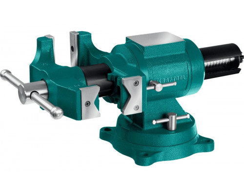 Тиски KRAFTOOL 3D Multi-Purpose 125 мм, чугунные слесарные 32706-125