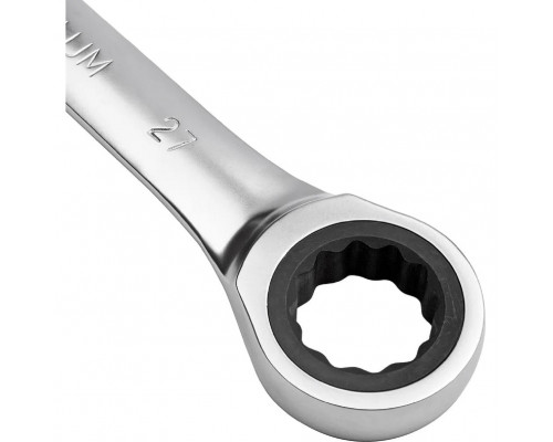 Ключ комбинированный AV Steel AV-315027 трещоточный, 27 мм