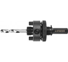 Адаптер для биметаллической коронки STAYER Procut 32-152 мм, державка шестигранный хвостовик 29548