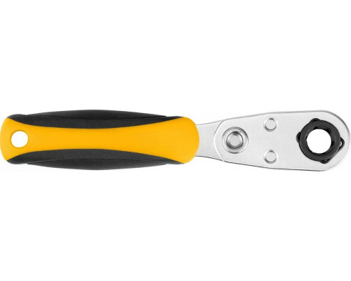 Трещотка Denzel 11633 для бит 1/4", 52 зуба, CrMo