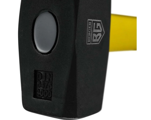 Кувалда BERGER BG1520 кованая 4000 г. 880 мм, фиберглассовая рукоятка