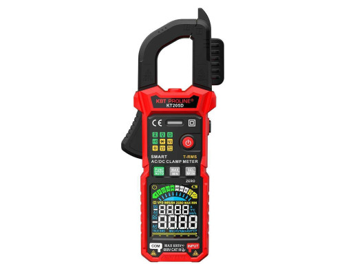 Клещи токоизмерительные цифровые КВТ КТ 205D серия PROLINE 90386
