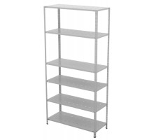 Металлический стеллаж ГТС ТС Лайт 2200x1000x400, полки: 6 шт. метал. перф. 99-221040404