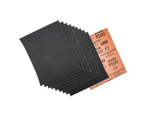Лист шлифовальный ARNEZI R8011067 водостойкий 230x280 мм P500 DIY (10шт)