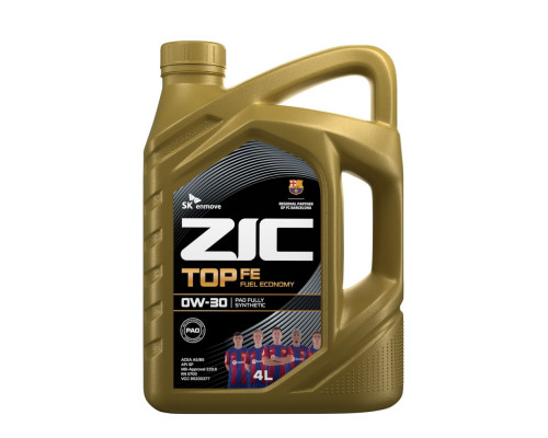Масло моторное ZIC TOP 0W30 4 л 162680
