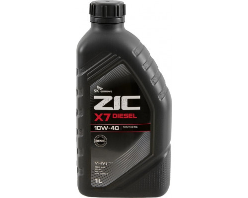 Масло моторное ZIC X7 DIESEL 10W40 1 л 132607