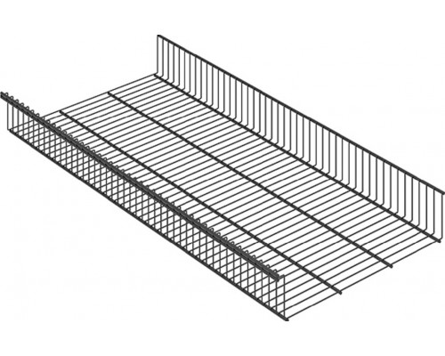 Полка-корзина ПРАКТИК HOME GSb90х40 графит