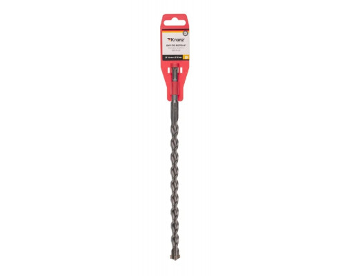 Бур SDS-plus Kranz KR-91-0102 по бетону 16x310x250мм, крестовая пластина