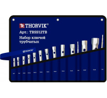 Набор ключей трубчатых THORVIK TBSS12TB в сумке, 12 предметов 053738