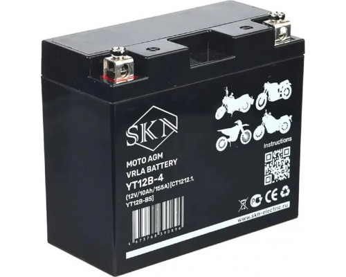 Аккумулятор SKN YT12B-4 12V/10Ah/155A для мототехники 025271