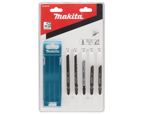 Набор пилок для электролобзиков MAKITA B-44410 10 шт. (Дерево Basicx2,Fastх2, Finishx2, Металл )