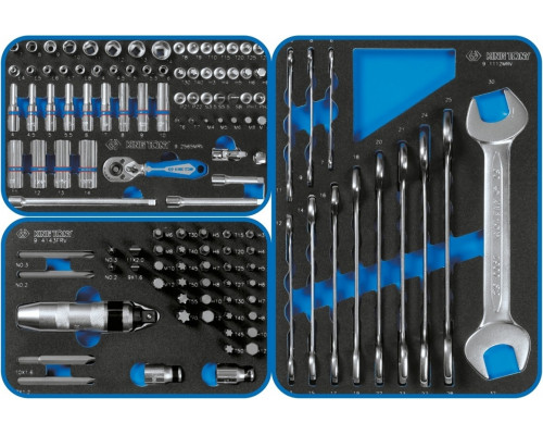 Тележка инструментальная KING TONY BOARD 325 предметов, синяя 9G38-325MRVB