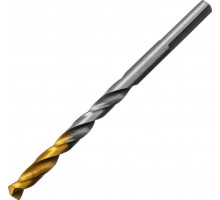 Сверло по металлу Denzel Р6М5, Golden Tip спиральное 5,5x93мм 718234