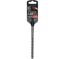 Бур SDS-plus METALLICA Ultra 10х160/100 мм по бетону Х-напайка, 4 спирали 905401
