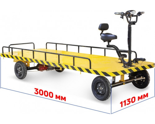 Тележка платформенная аккумуляторная RUTRIKE СКЛАД 3000 025221