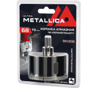 Алмазная коронка для мокрого сверления METALLICA Ultra 68х70 мм #46 по керамограниту, плитке 901908