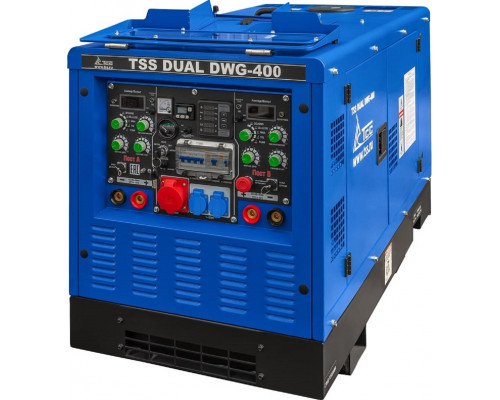 Сварочный генератор ТСС DUAL DWG-400 двухпостовой дизельный