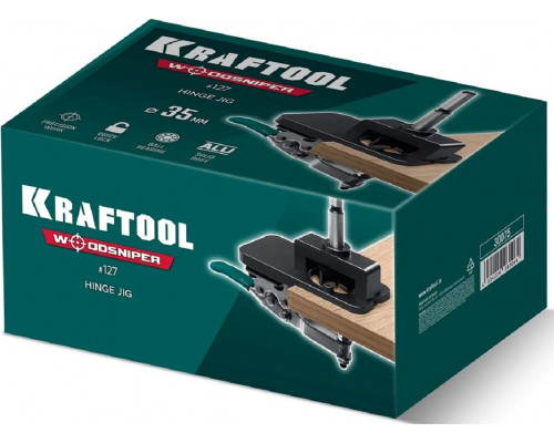 Кондуктор KRAFTOOL Woodsniper 127 35 мм, для мебельных петель 30075
