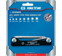 Набор ключей TORX KING TONY 20308PR