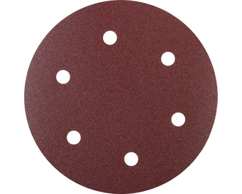 Круг шлифовальный на липучке PATRIOT VELCRO 225 мм 6 отв. P 80 (10шт) 820010133