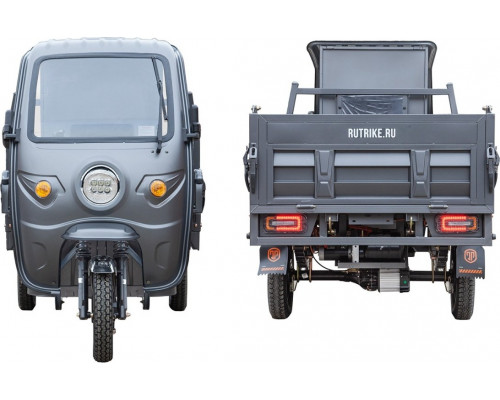 Трицикл грузовой RUTRIKE D5 КАБИНА 1700 60V1200W Серый 2912 гидравлика 025198-2912