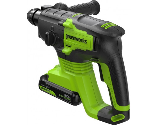 Перфоратор аккумуляторный GREENWORKS GD24SDS2 24V, АКБ 2Ач и ЗУ 3803007CUA