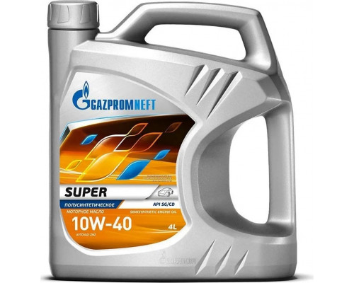Масло моторное GAZPROMNEFT Super 10W-40 4 л 2389901318