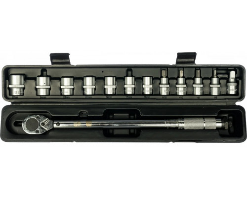 Ключ динамометрический BERGER BG2370 с набором головок 1/2