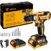 Дрель-шуруповерт аккумуляторная DEKO Banger 20V ONE 13 пр. в кейсе, 2x3.0Ач 083-1109
