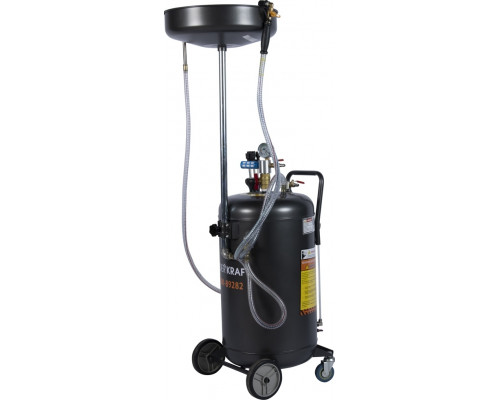 Маслосборная установка WiederKraft WDK-89282 80л с воронкой и откачкой через щуп