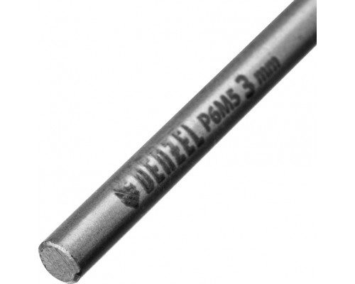 Сверло по металлу DENZEL Р6М5, Golden Tip спиральное 3x60мм, 2шт 718225