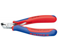 Кусачки KNIPEX KN-6442115SB торцевые для электроники, маленькая фаска