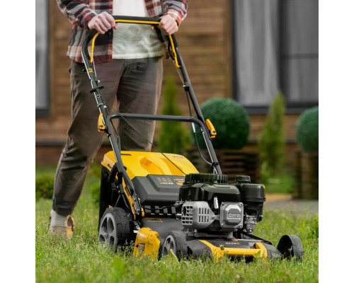 Газонокосилка бензиновая Denzel GLR-510SP-ZS с приводом, 51 см, травосборник 65 л