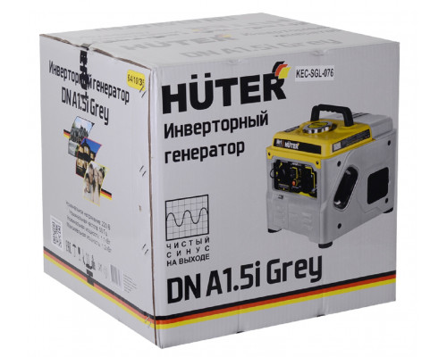 Генератор бензиновый HUTER DN А1,5 i Grey инверторный 64/10/35