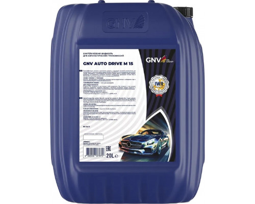 Масло трансмиссионное GNV Auto Drive M 15 20 л GADM115012610012130020