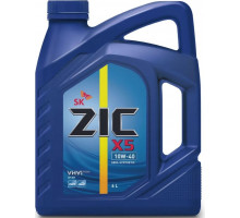 Масло моторное ZIC X5 10W40 6 л 172622