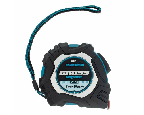 Рулетка GROSS 32571 Magnetisch, 5 м х 19 мм