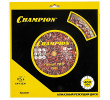 Алмазный диск для резки гранита CHAMPION Laser Granitek PRO 400 (твердые блоки, старый бетон) C1607