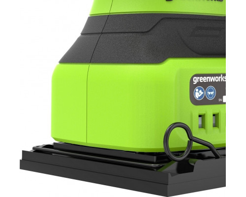 Плоская шлифмашина аккумуляторная GREENWORKS G24SS14 24V, АКБ 2Ач и ЗУ 3100507CUA