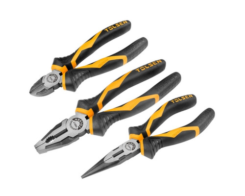 Набор пассатижей и бокорезов TOLSEN TT10410 GRIPro, 3 предмета