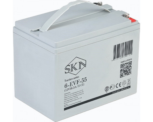 Аккумулятор SKN 6-EVF-55 тяговый 12V 58.5 А/ч (C5) 025391