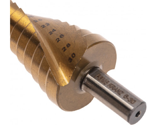 Сверло ступенчатое по металлу Kranz KR-12-6616